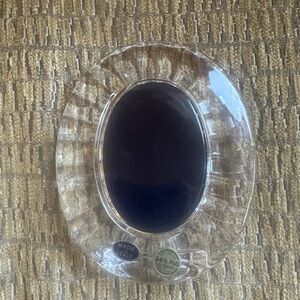 Elegant Crystal Oval Photo Frame